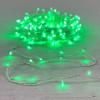 Светодиодная гирлянда с возможностью динамики 20 м., 200 зеленых LED ламп, 24V., прозрачный силиконовый провод, IP65, Beauty Led (EST200-3W10-1G)