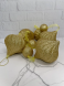 Гирлянда Праздничная 116 см.,  диаметр 9 см., золотая, пенопласт, Christmas DeLuxe (89417)  