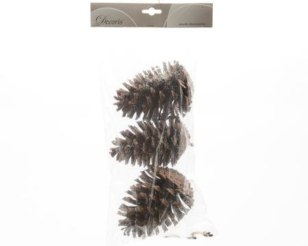 Сосновая шишка натуральная 15*15 см., 3 шт., Kaemingk (707389) 