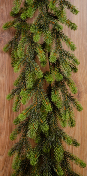 Хвойная ветвь Венецианская 180 см., 100% литая хвоя, ЕлкиТорг (52081) оптом