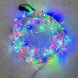 Светодиодная гирлянда с возможностью динамики 20 м., 200 разноцветных LED ламп, 24V., прозрачный силиконовый провод, IP65, Beauty Led (EST200-3W10-1M) 