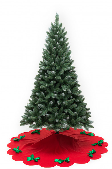 Искусственная елка Изящная заснеженная 240 см., мягкая хвоя, ЕлкиТорг (122240) оптом