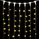 Светодиодный занавес 2*3 м., 600 теплых белых LED ламп, прозрачный провод ПВХ, LTC (PCL602-10-2WW) 