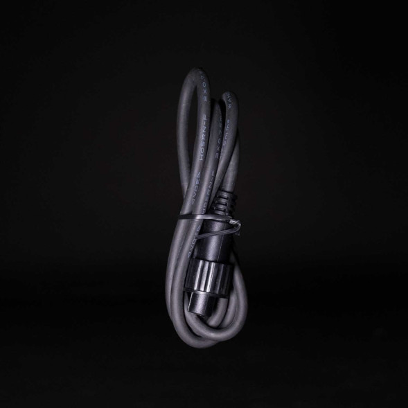Удлинитель 1 м. для гирлянд системы Sealed 220V., каучук черный, Beauty Led (LLS11-1M)  