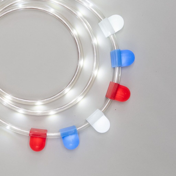 Светодиодная лента Герметичная 1 м., белая, 24В, SMD2835, 24 LED, 6000К, IP65 LTC (NL-H025-1W) 