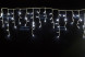 Светодиодная мерцающая бахрома 5*0.6 м., 220V, 170 холодных белых LED ламп, белый каучук, соединяемая, Winner (w.02.7W.170+) 